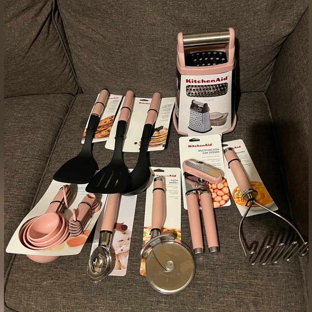KitchenAid Pink Cooking Utensil Collection